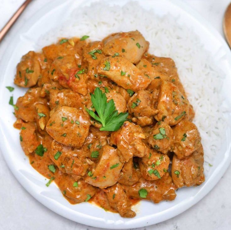 Masala Curry Chicken Platter