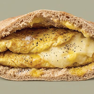 Omelette Egg Mash Sandwich