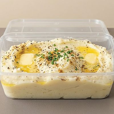 Box of mashed potatoes