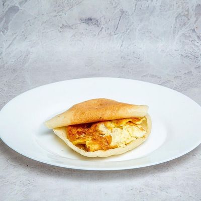 Mashed Potato with Fried Egg Sandwich
