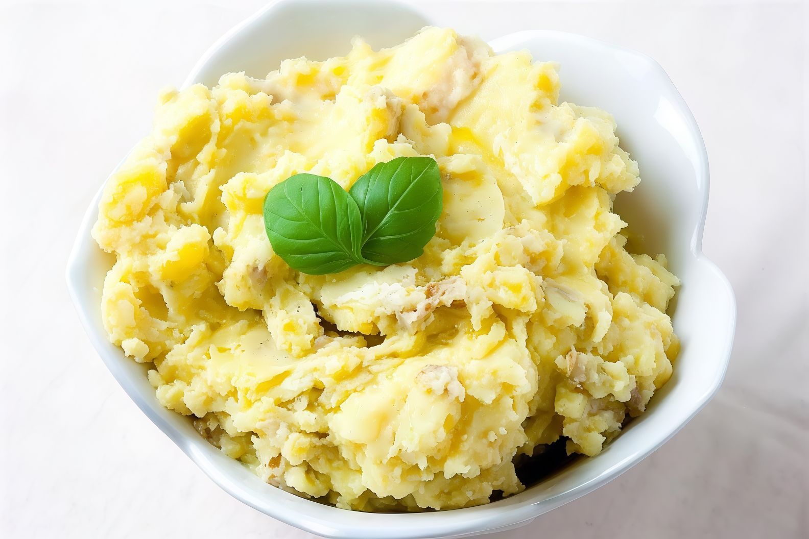 Mashed Potatoes Butter Eggs Dish
