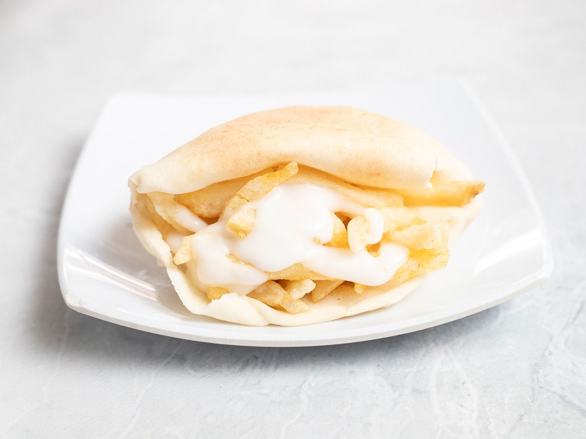 Potatoes With Mayonnaise Sandwich