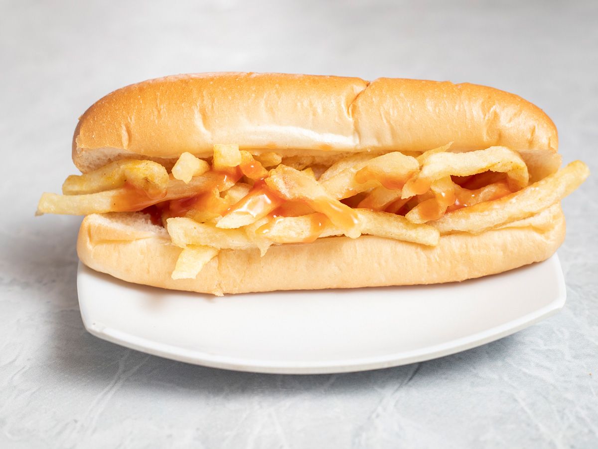 Potatoes With Ketchup Fino Sandwich