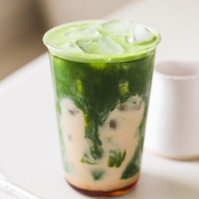 Matcha Hazelnut Latte