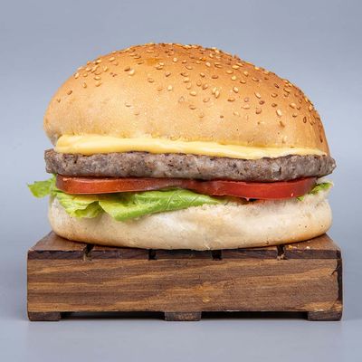 Burger sandwich with cheese