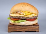 Baladi Burger With Eggs