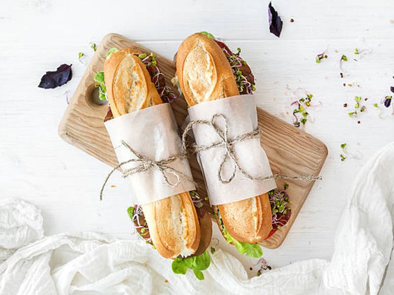 Meat Escalope Pane Sandwich