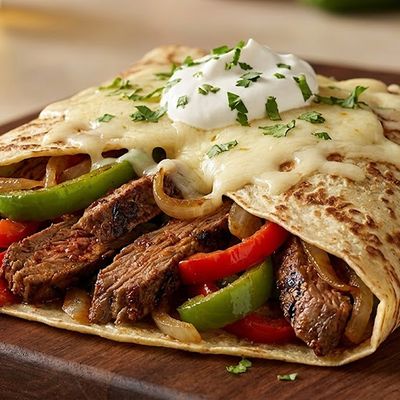Meat Fajita crepe