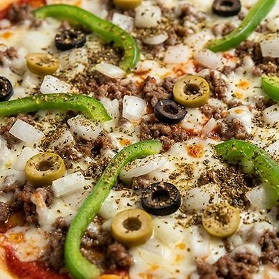Meat Italian pizza