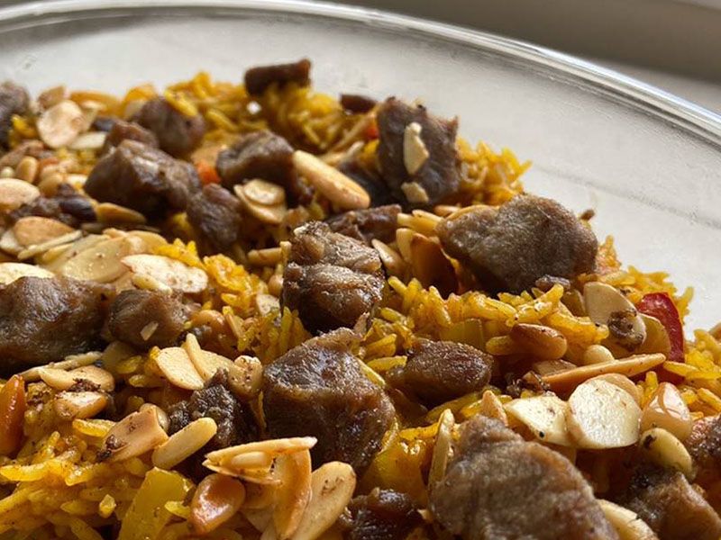 Meat Kabsa With Basmati Rice
