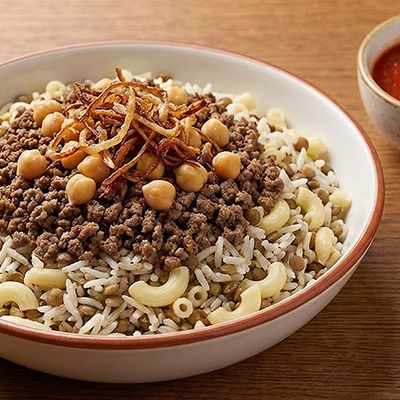 Mixed Koshary With Meat