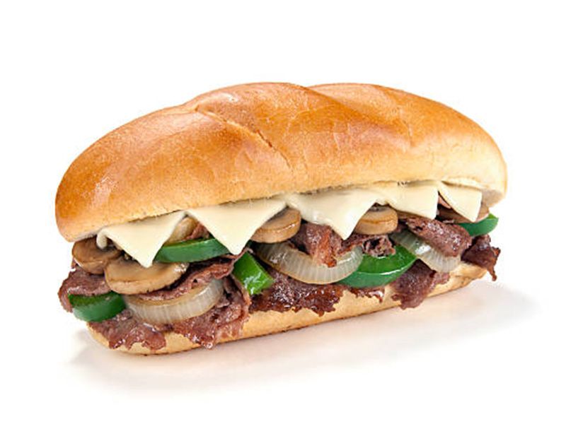 Meat Piccata With Mushroom Sandwich