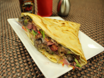 Meat Shawerma Crepe