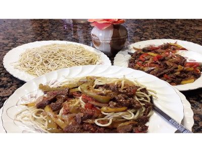 Meat Shawerma Pasta