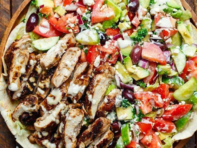Meat Shawerma Salad