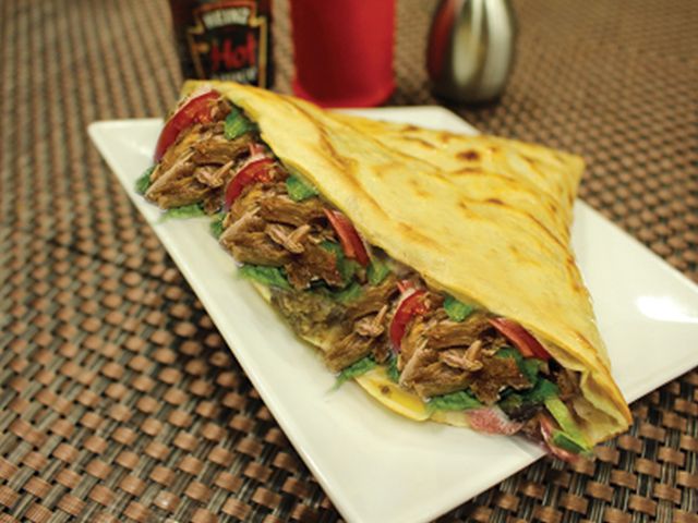Meat Shawerma crepe