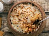 Meat With Mozzarella Cheese Casserole