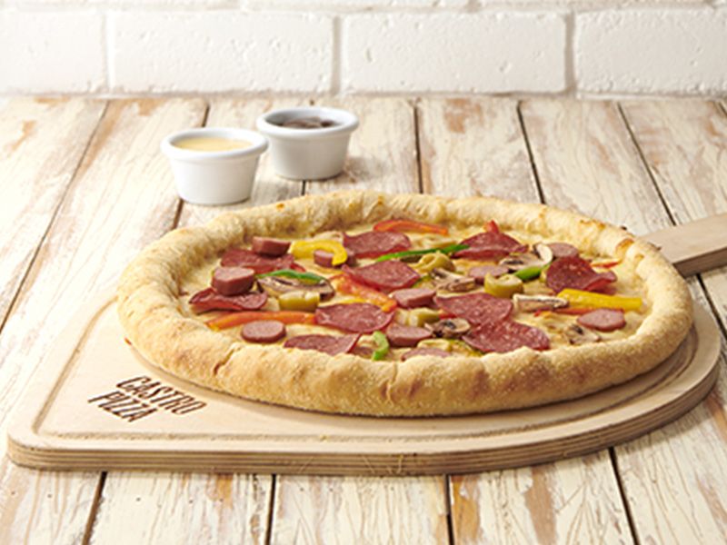 Meat Island Pan Crust Pizza