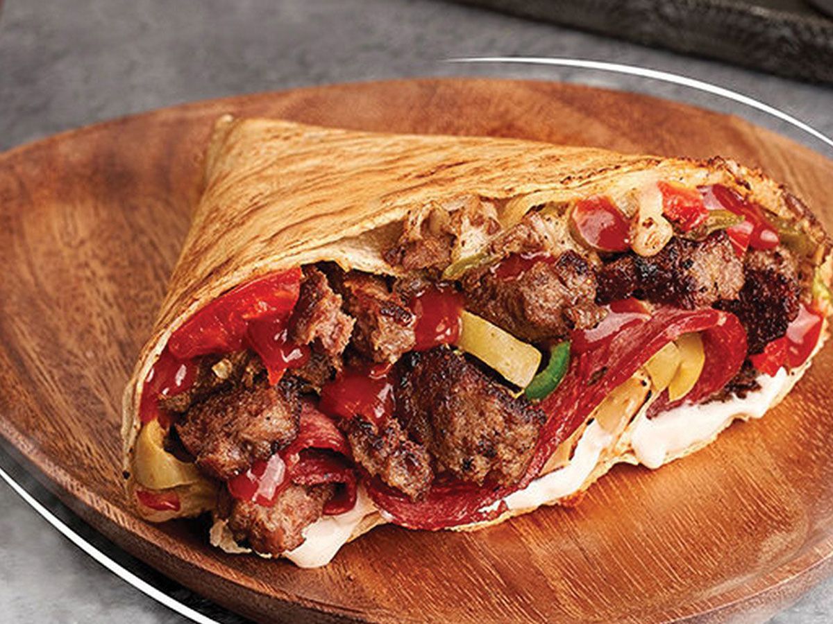 Mixed meat crepe