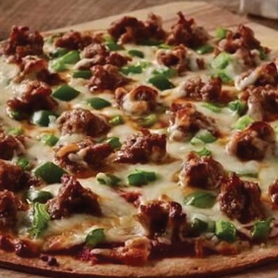 Meat mix and cheese Mix Oriental Pizza