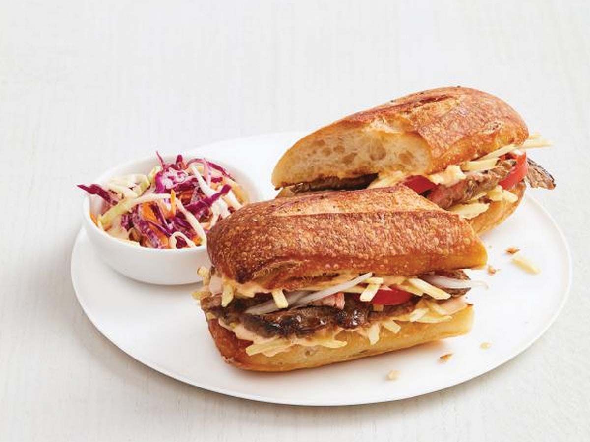Meat potato sandwich