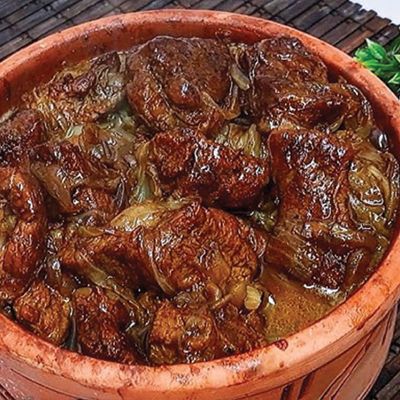 Meat with Onion Casserole