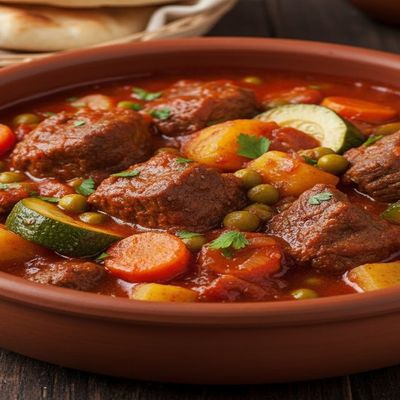 Meat with mixed vegetbales