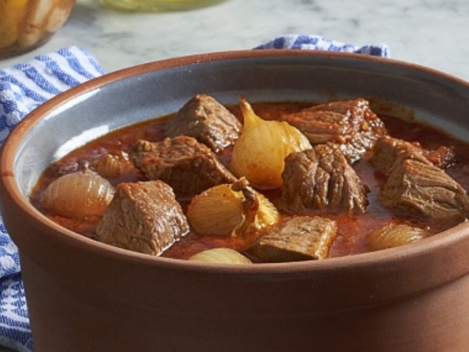 Meat Casserole With Onions