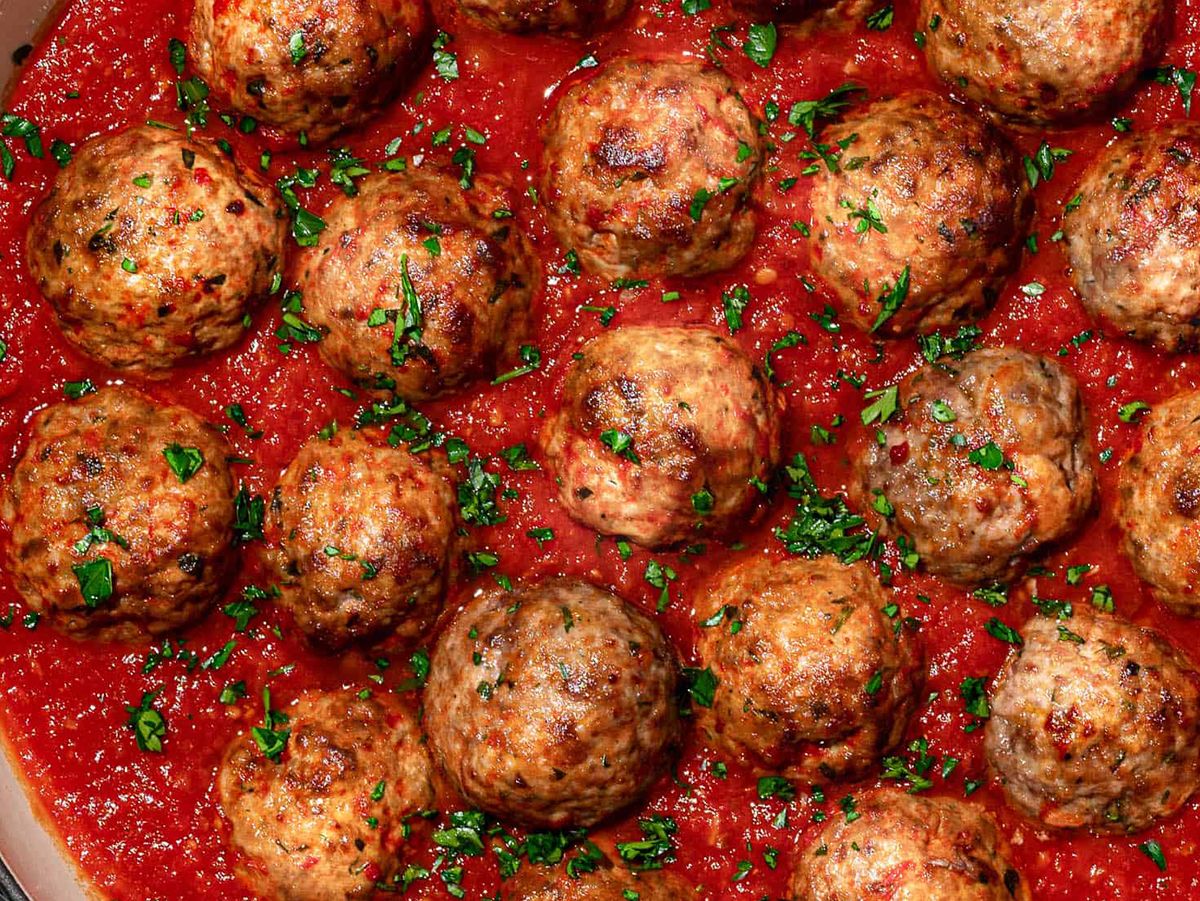 Meatball with rice