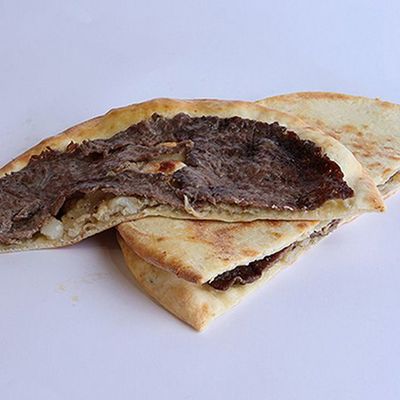 Plain Meatloaf Steak Pieces Cutlets on Dough