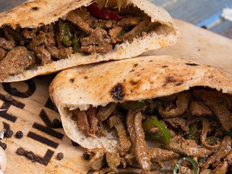 Medium Alexandrian Liver Sandwich