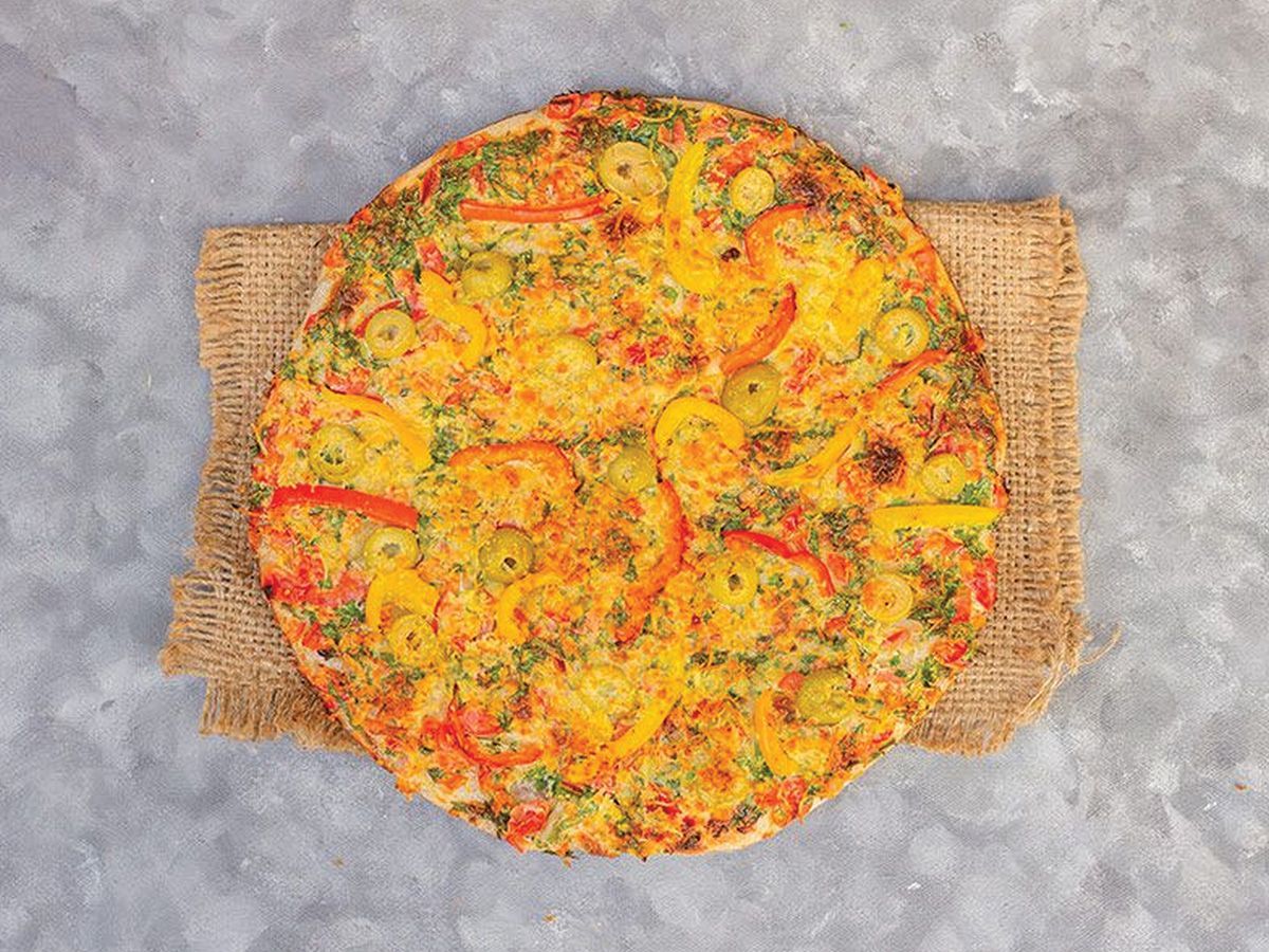 Large Chicken Fajita Oriental Pie
