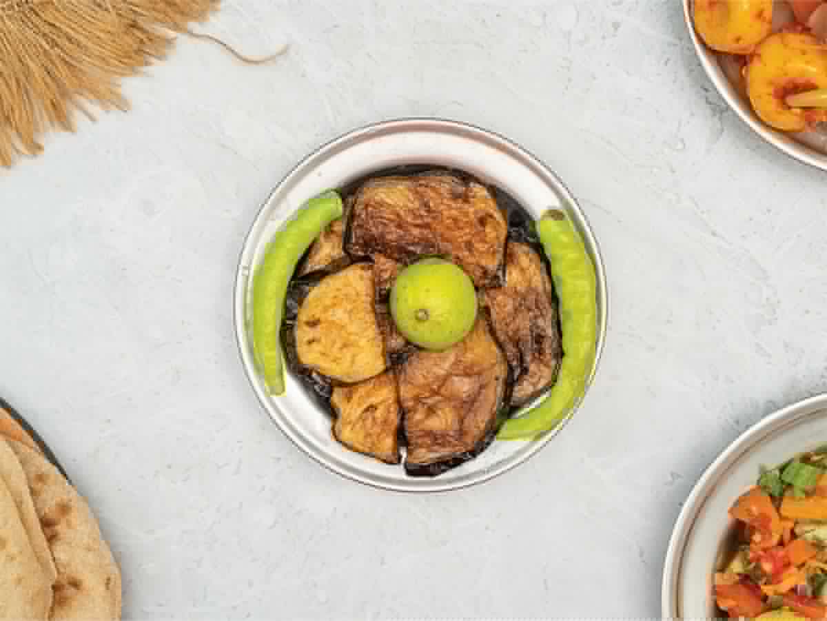 Fried Eggplant Plate