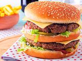 Mega Beef Burger Sandwich