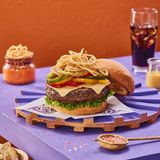 Our Famous Mega Burger Sandwich