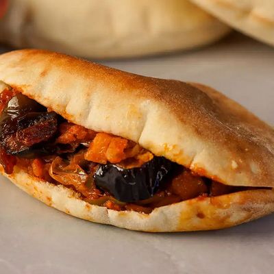 Mesakaa With Meat Sandwich