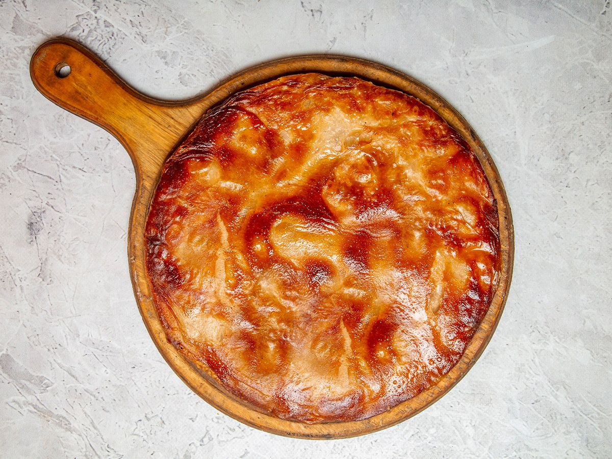 Meshaltet with baladi ghee pie