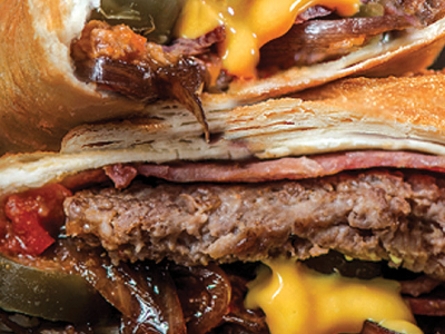 Mexican Nachos Burger