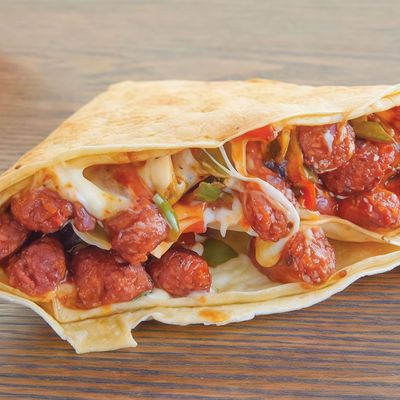 Mexican Hot Dog Crepe