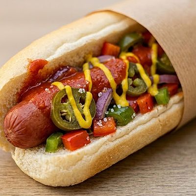 Mexican Hot Dog Sandwich