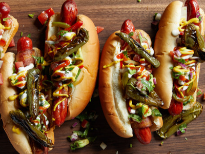 Mexican Hot Dog Sandwich