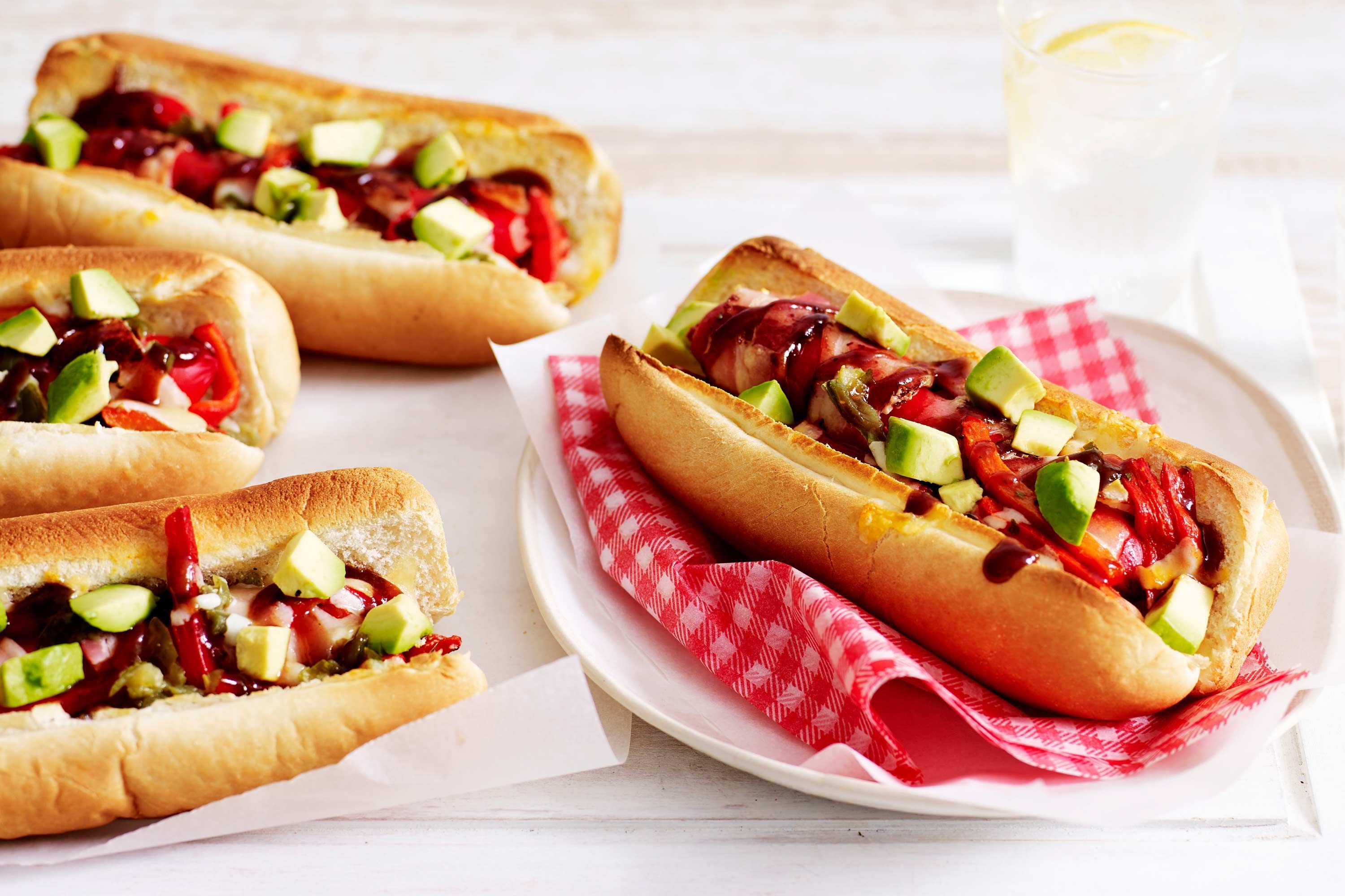 Mexican Hot Dog Sandwich