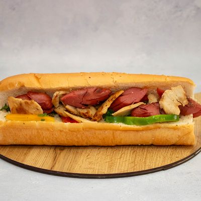 Mexicano Hot Dog Sandwich