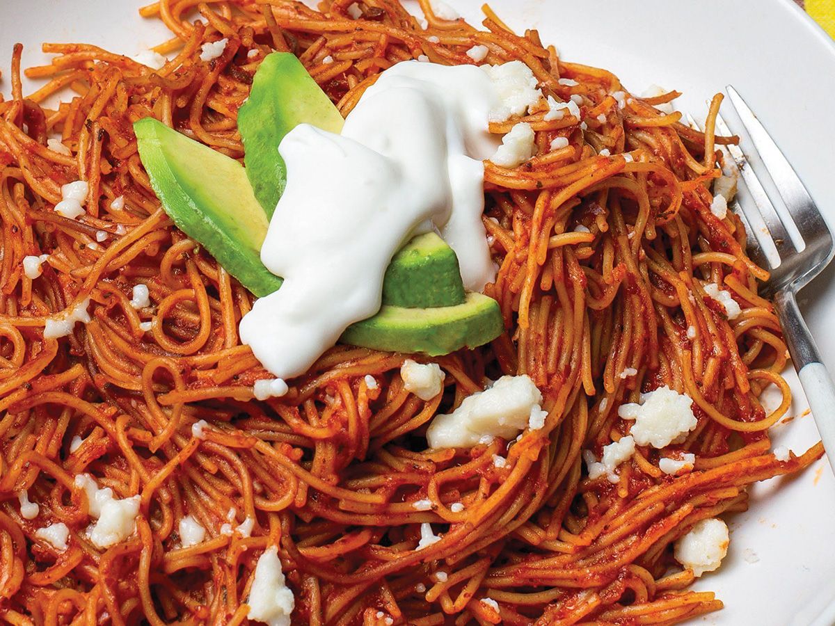 Mexicano pasta red sauce