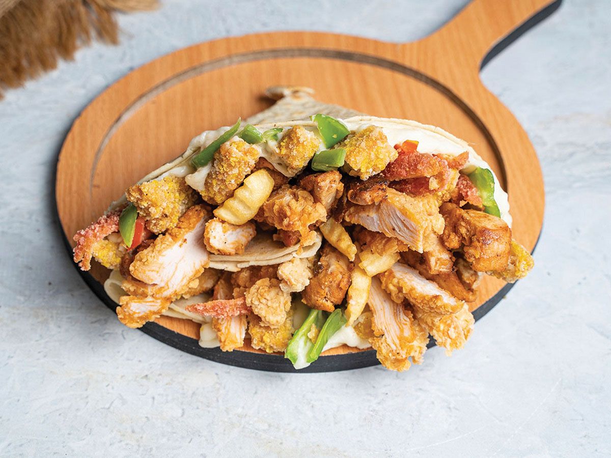 Mix Chicken Crepe