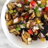 Fried Eggplant Salad