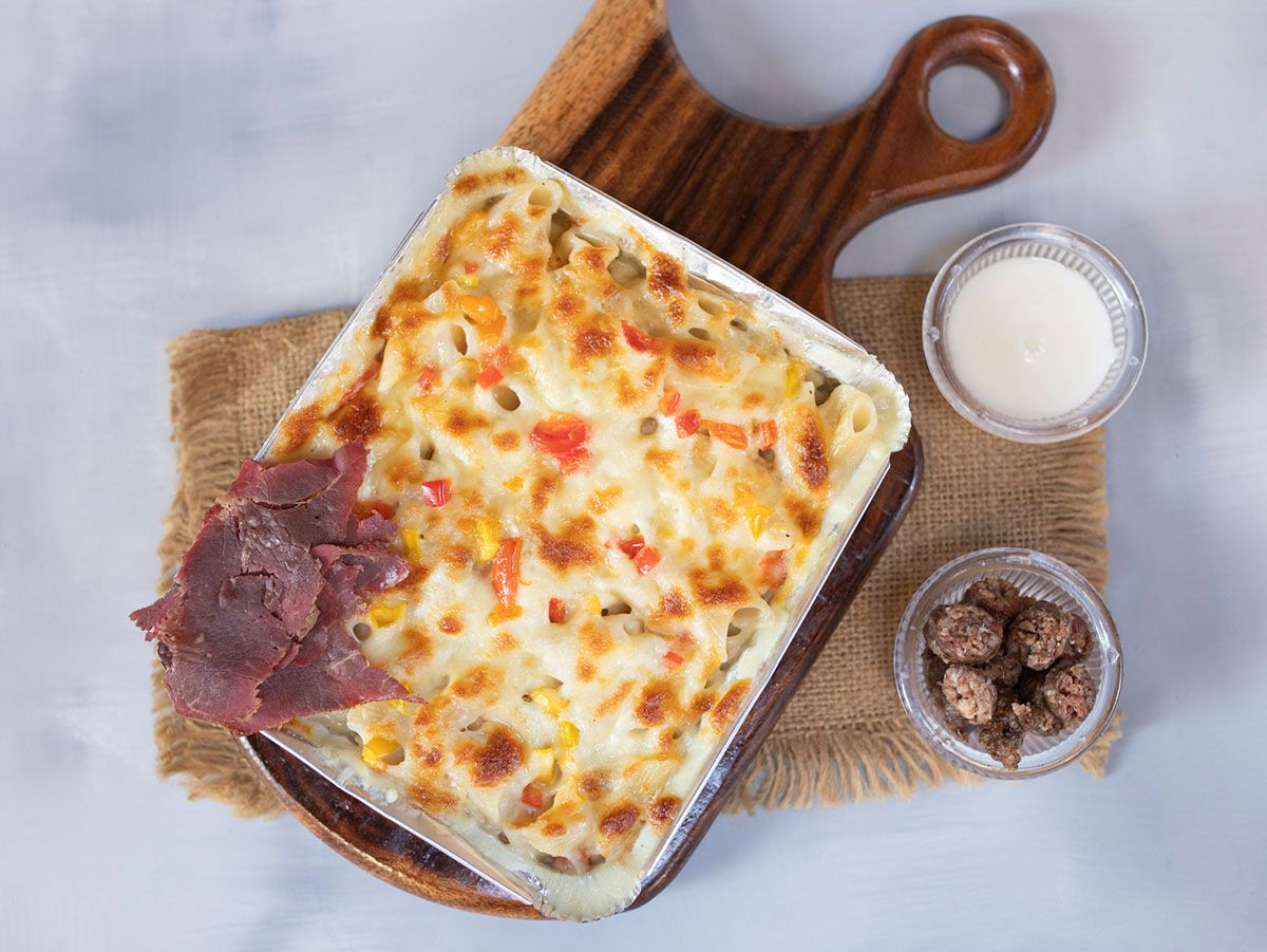 Pasta With Sausage And Pastrami
