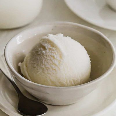 Milk Ice Cream Bowl