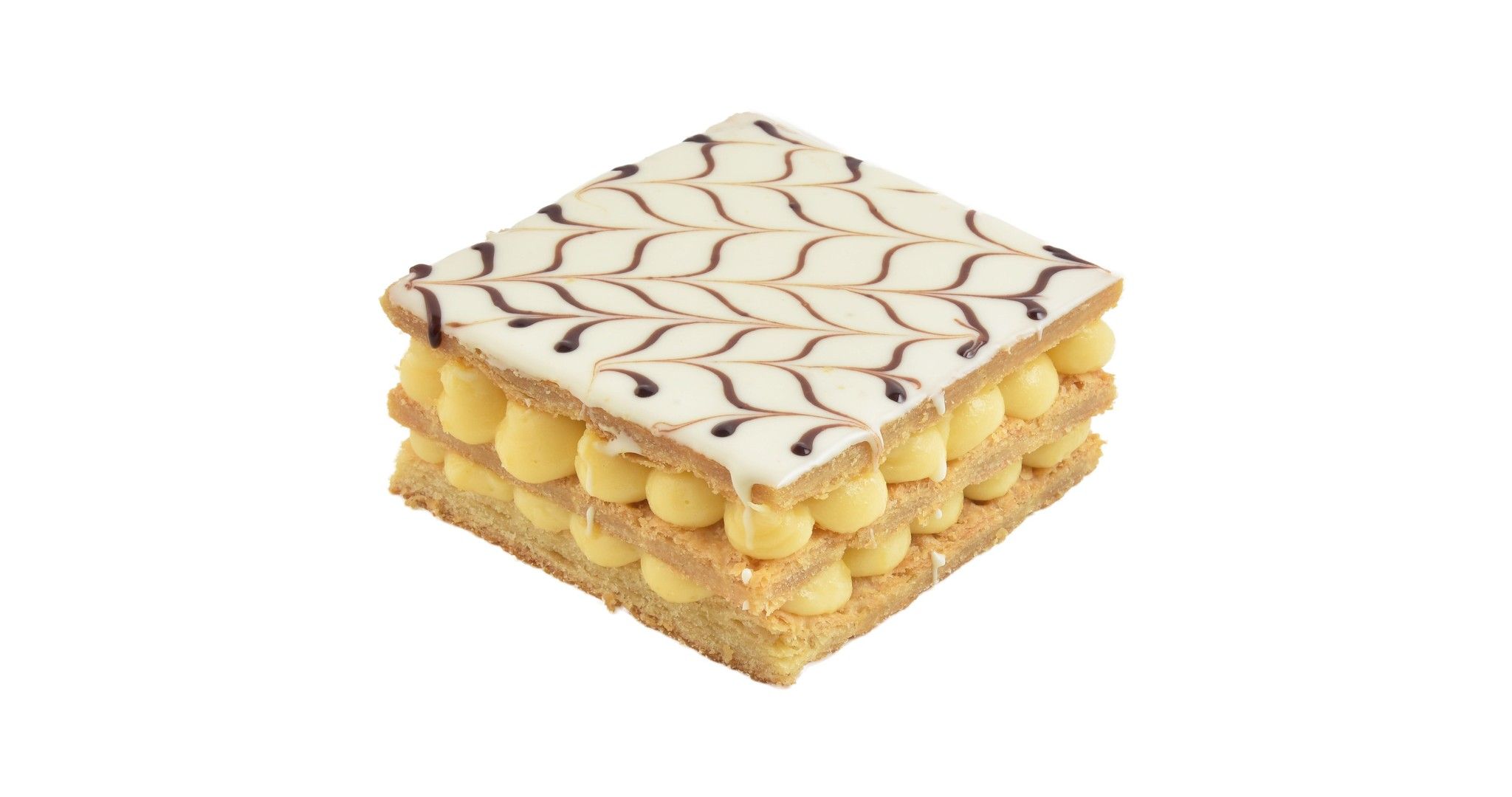 Millefeuille gateau white chocolate