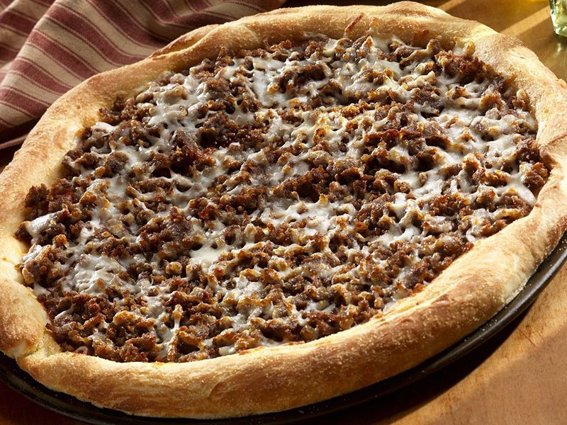 Minced meat Pizza